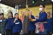 การประชาสัมพันธ์เกี่ยวกับการให้บริการด้านต่างๆ ของศูนย์แรงงานอำเภอ